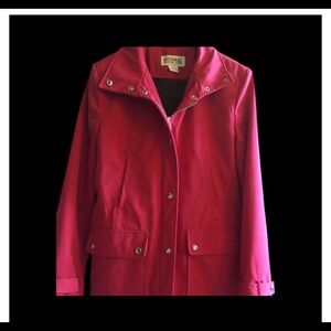 Michael Kors Red Thick Trench Coat